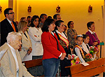 Rosa Romero en las fiestas del barrio de Larache