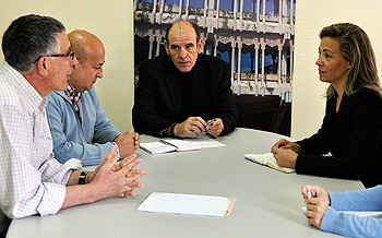 Reunión con el Club de Balonmano Femenino Caserío Virgen del Prado