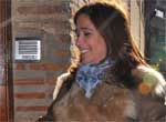 La alcaldesa visitando a las Madres Carmelitas