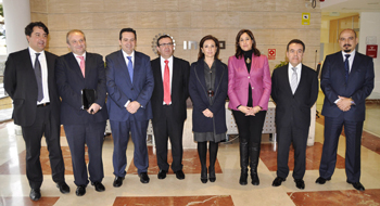 La Consejera de fomento y la Alcaldesa de Ciudad Real visitan las instalaciones de Indra, empresa que en 5 años ha duplicado su plantilla