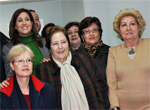 La alcaldesa en la entrega de diplomas