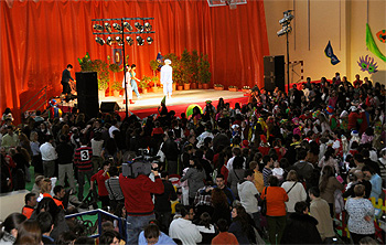 Gran participación en el carnaval infantil