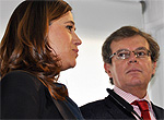 Rosa Romero y el rector de la UCLM