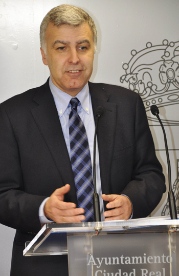 Pedro Martín en rueda de prensa