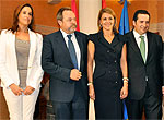 La alcaldesa con Antonio Lucas Torres y Cospedal