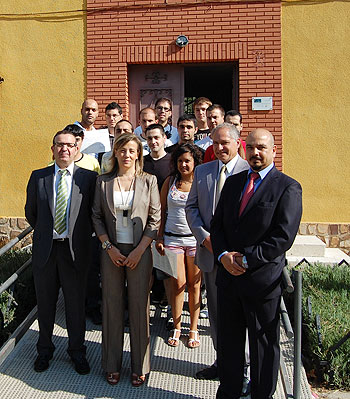 Lola Merino en la entrega de diplomas