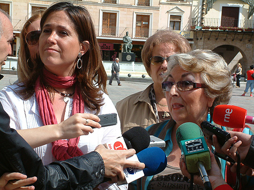 Rosa Romero visita el centro de la ciudad y reconoce que el equipo de Gobierno esta volcado con esta zona  porque  es el centro neuralgico de  Ciudad Real
