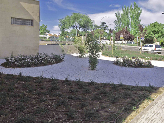 Jardines en la Ronda de la Mata