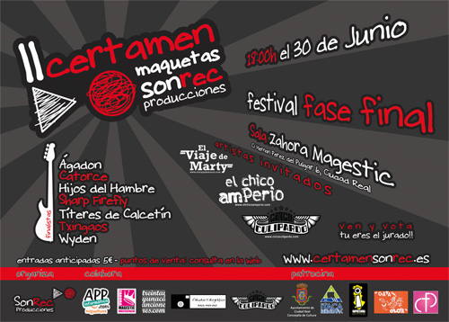Cartel II Certamen de Maquetas Sonrec