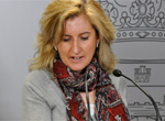 Rosario Roncerso en rueda de prensa