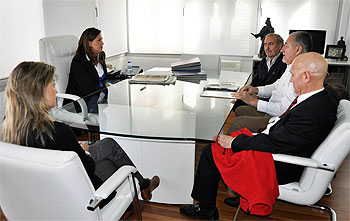Reunión con la Cofradía del Queso Manchego