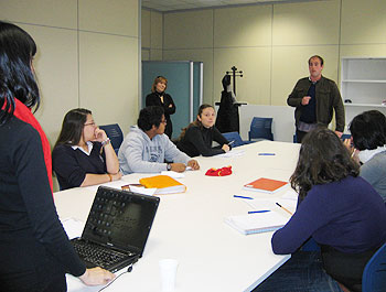 Participantes del curso de creatividad literaria