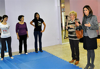 Visitando en curso de Defensa Personal