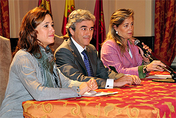 La alcaldesa con el consejero de Empleo