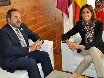 Reunión de Rosa Romero con Jesús Labrador