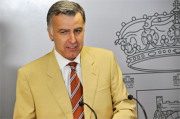 El portavoz, Pedro Martín, en rueda de prensa
