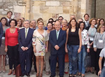 La alcaldesa durante la convención