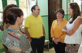 Visita a la obras en el Colegio Carlos Eraña