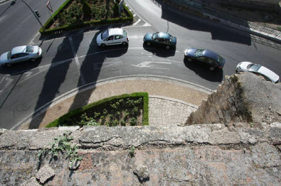 Circulación del tráfico alrededor de la Puerta de Toledo Circulación del tráfico alrededor de la Puerta de Toledo
