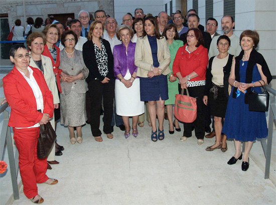 Carmen Sancho en el acto municipal homenaje al maestro