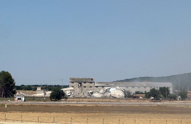 Galería de fotos de la voladura de la Azucarera de Ciudad Real